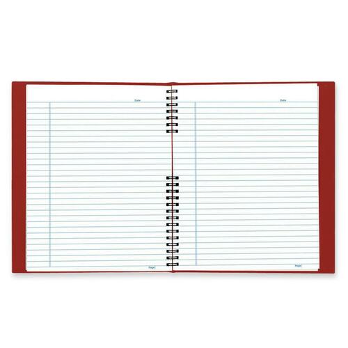 Rediform NotePro Twin - wire Composition Notebook - Letter - BLIA10200RED