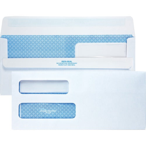 Quality Park Double Window Redi-Seal Envelopes - QUA24559