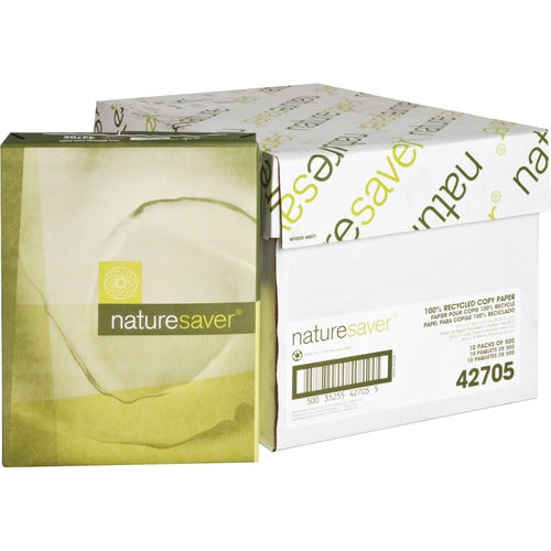 International Paper International Paper 8.5x11 Recycled Paper - White - Recycled - 100% Recycled Content NAT42705  FRN