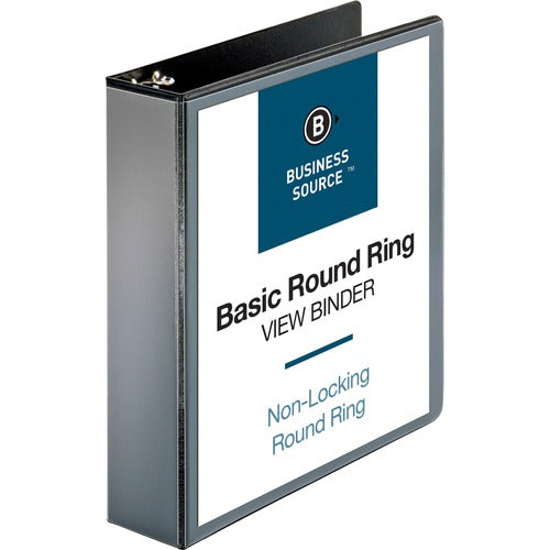 Business Source Round-ring View Binder - BSN09956