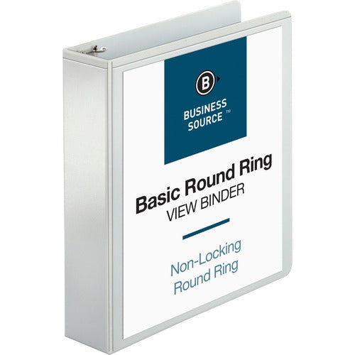 Business Source Round-ring View Binder - BSN09957