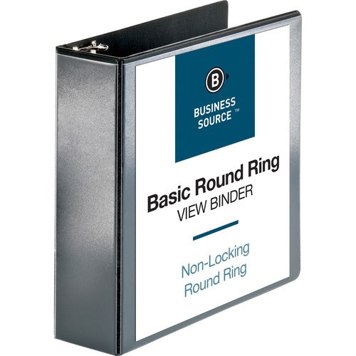 Business Source Round-ring View Binder - BSN09958