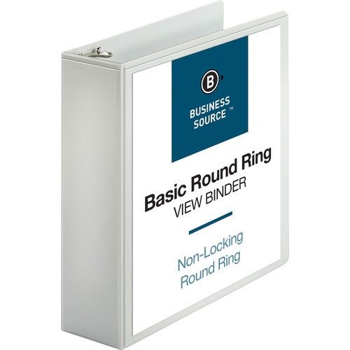 Business Source Round-ring View Binder - BSN09959