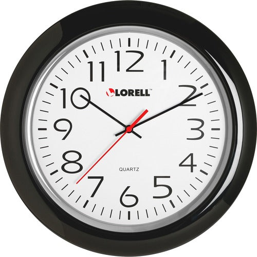 Lorell 13-1/4" Round Quartz Wall Clock - LLR60989