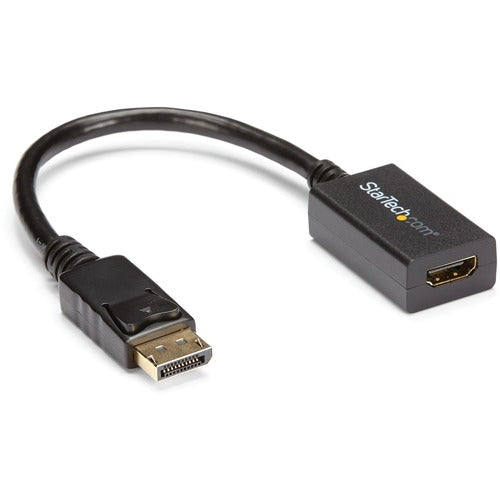 StarTech.com DisplayPort to HDMI Adapter - 1920x1200 - HDMI Video Converter - Latching DP Connector - Monitor to HDMI Adapter (DP2HDMI2) - STCDP2HDMI2