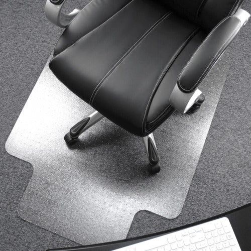 Cleartex Ultimat Low/Medium Pile Carpet Chairmat w/Lip - FLR1113423LR