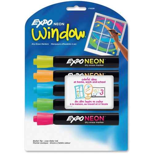 Expo Neon Window Neon Dry-erase Markers - SAN1752226