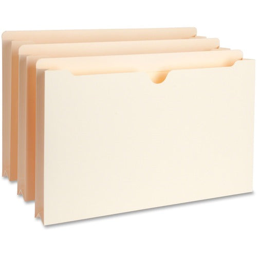Business Source Full Height Sides Manila File Pockets - BSN65802
