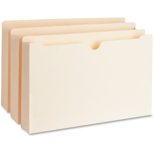 Business Source 2" Expanding 2-Ply File Pockets - BSN65803