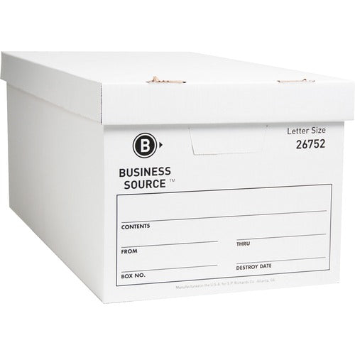 Business Source Lift-off Lid Light Duty Storage Box - BSN26752