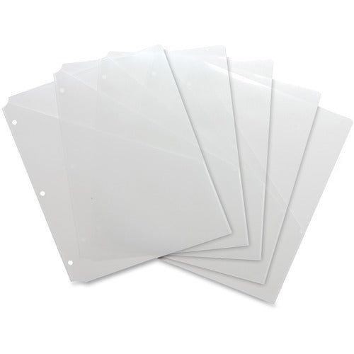 Business Source Poly Binder Pockets - BSN32375