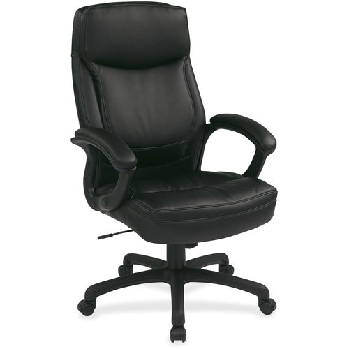 Office Star WorkSmart EC6583 Executive High Back Chair with Match Stitching - OSPEC6583EC3