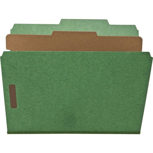 Nature Saver 1-Divider Recycled Classification Folders - NATSP17203