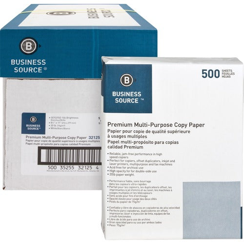 Business Source Premium Multipurpose Copy Paper - BSN32125