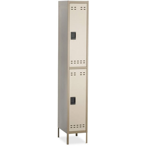 Safco Double-Tier Two-tone Locker with legs - SAF5523TN  FRN