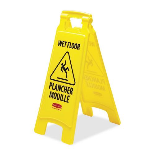 Rubbermaid Wet Floor Caution Sign - RUB611285YEL