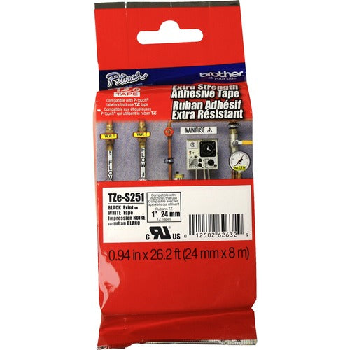 Brother Extra Strength Adhesive 1" TZ Tapes - BRTTZES251