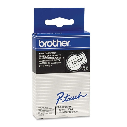 Brother P-touch TC201 Label Tape - BRTTC201