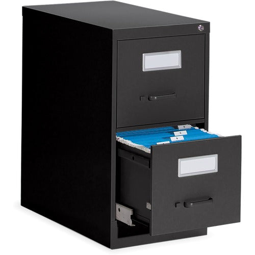 Global Global 2600 Vertical File Cabinet - 2-Drawer GLB26201BLK  FRN