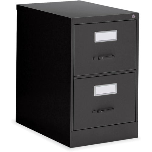 Global 2600 Vertical File Cabinet - 2-Drawer - GLB26251BLK OVZ  FRN