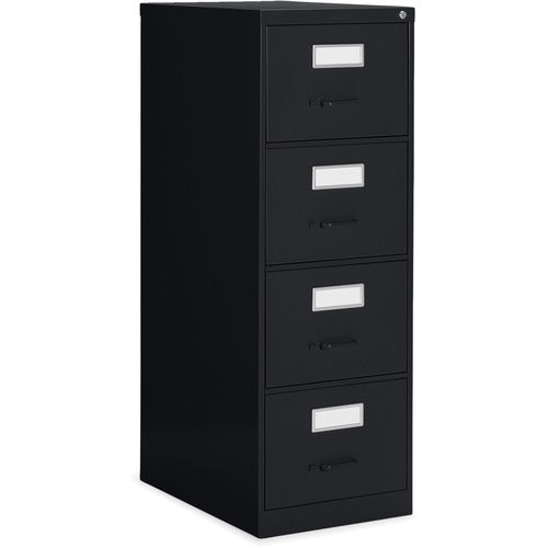Global 2600 Vertical File Cabinet - 4-Drawer - GLB26451BLK  FRN