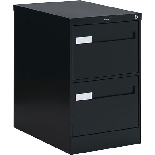 Global 2600 Plus Vertical File Cabinet - 2-Drawer - GLB26252BLK FYNZ  FRN