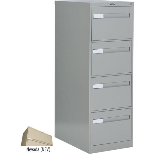 Global 2600 Plus Vertical File Cabinet - 4-Drawer - GLB26452NEV FYNZ  FRN
