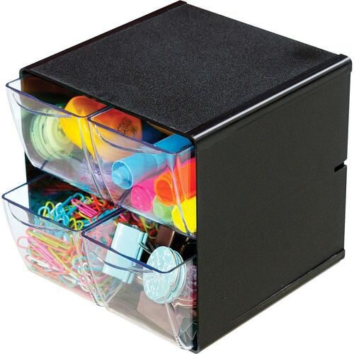 Deflecto Stackable Cube Organizer - DEF350304