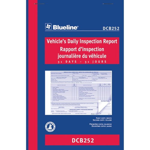 Blueline Vehicle's Daily Inspection Report - BLIDCB252