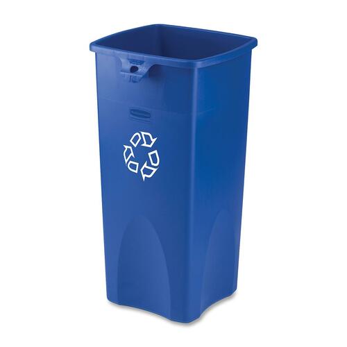 Rubbermaid Untouchable 3569-73 Recycling Container - RUB356973BLUE