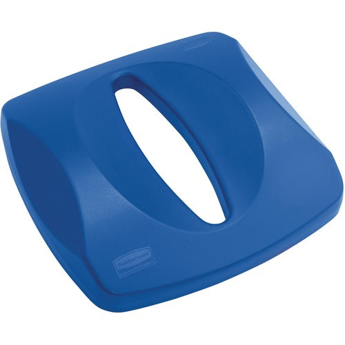 Rubbermaid Untouchable Paper Recycling Top - RUB269000BLUE