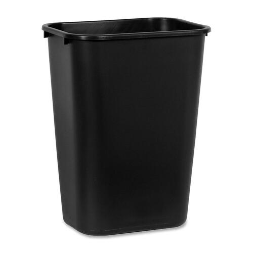 Rubbermaid 2957 Deskside Large Wastebasket - RUB295700BLA