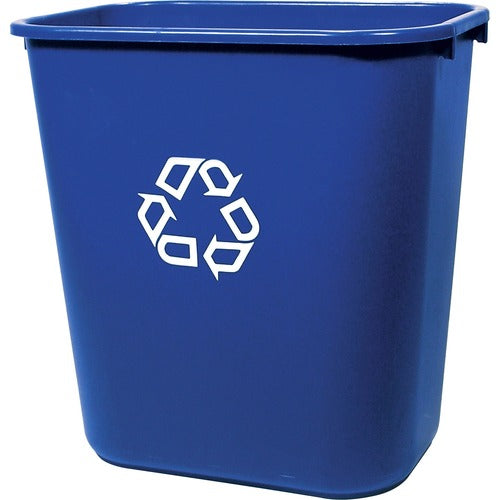 Rubbermaid Rubbermaid 2956-73 Deskside Recycling Container RUB295673BLUE