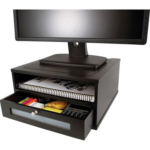 Victor Victor Midnight Black Collection Wood Monitor Riser VCT11755