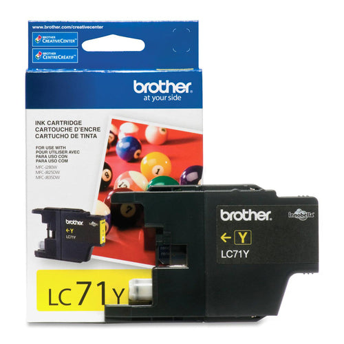 Brother Innobella LC71Y Original Ink Cartridge - BRTLC71YS