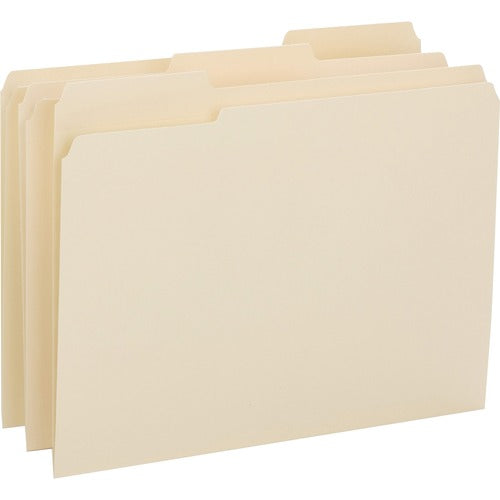 Business Source 1/3-cut 1-ply Tab File Folders - BSN16515