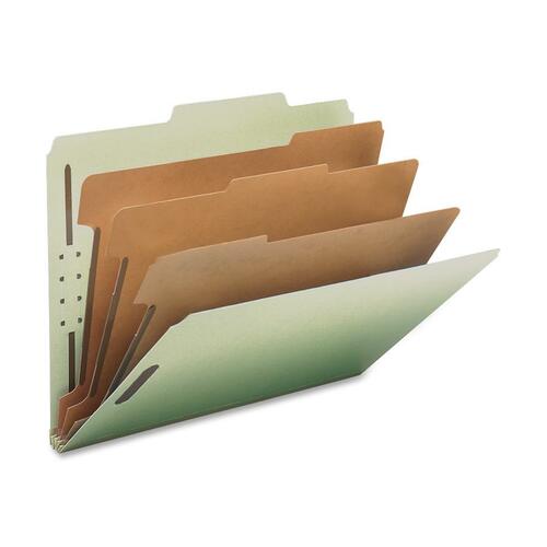 Nature Saver Recycled Gray/Green Classification Folders - NAT01058