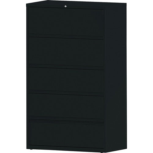 Lorell Receding Lateral File with Roll Out Shelves - 5-Drawer - LLR43517 FYNZ  FRN