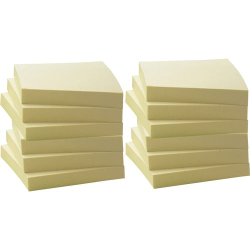 Business Source Yellow Adhesive Notes - BSN36620