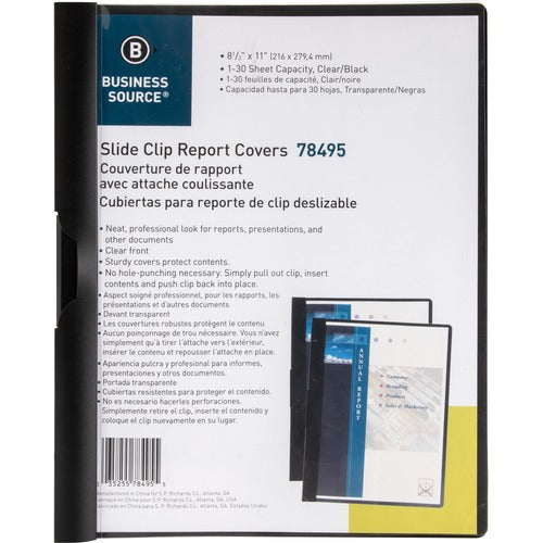 Business Source Patented Clip Report Covers - BSN78495