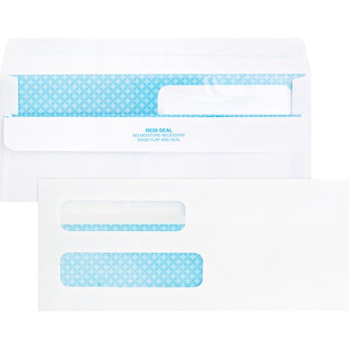 Business Source Double Window No. 8-5/8 Check Envelopes - BSN04650