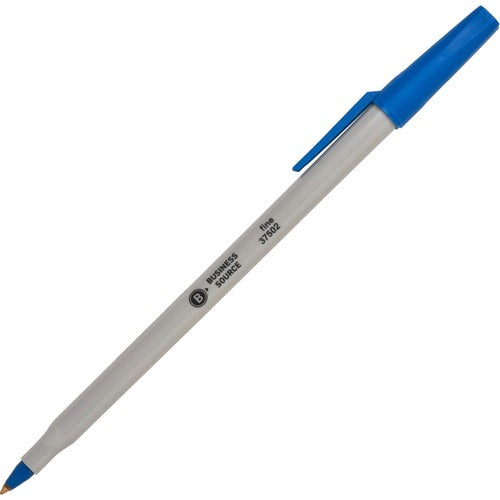 Business Source Fine Point Ballpoint Stick Pens - BSN37502