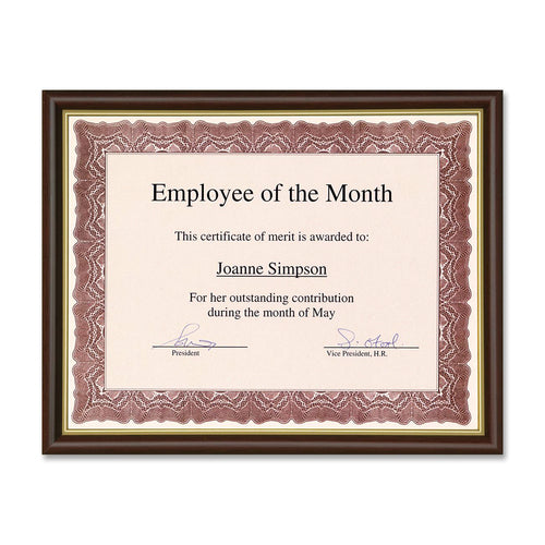 First Base Recognition Certificate Frame - FST83903