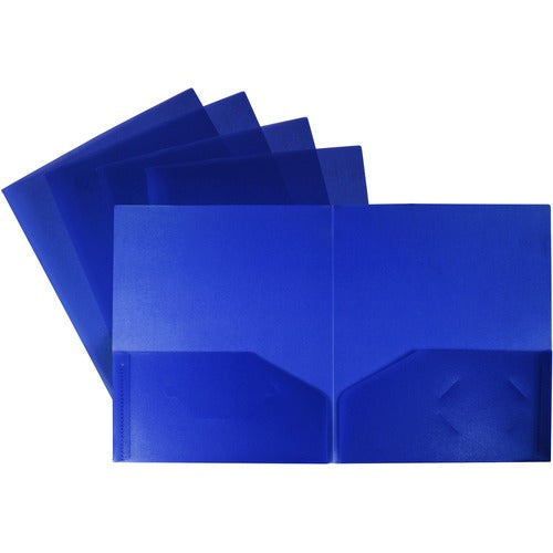 Storex Storex Recycled Pocket Folder STX50133B25C