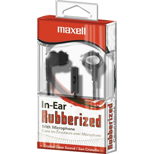 Maxell In-Ear Earbuds with Microphone and Remote - MAX190300