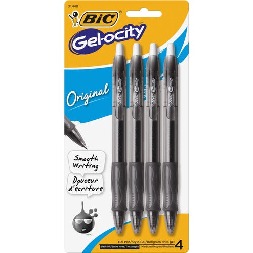 BIC Gel Retractable Pens - BICRLCP41BK