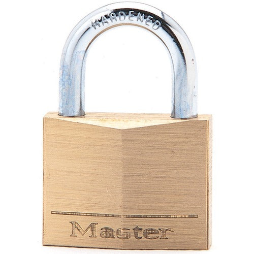 Master Lock Solid Brass Padlock with Key - MLK120D