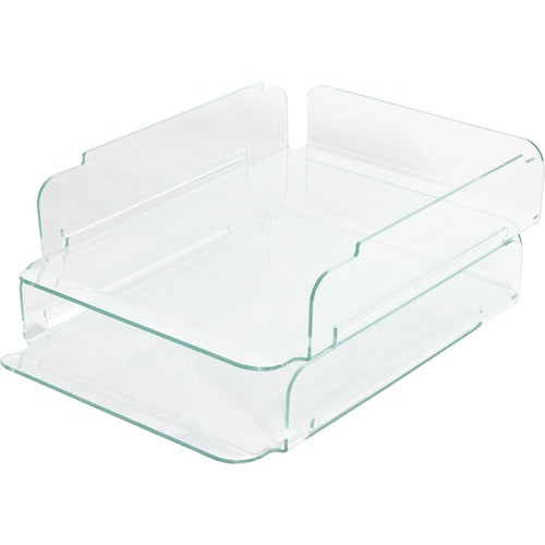 Lorell Stacking Letter Trays - LLR80655