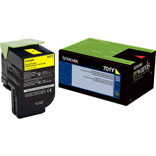 Lexmark 701Y Toner Cartridge - LEX70C10Y0