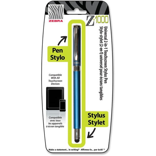 Zebra Pen Z-1000 Ballpoint/Stylus Combo Pen - ZEB33221